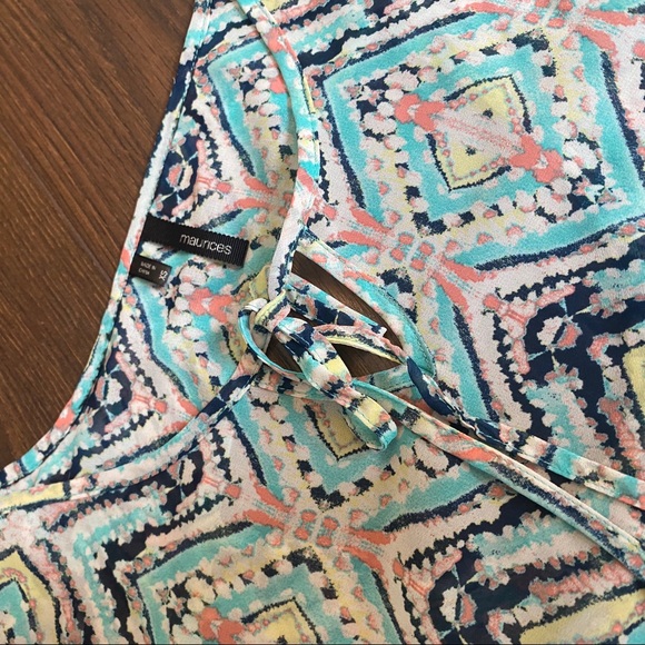 Maurices sheer multicoloured top - Picture 6 of 8